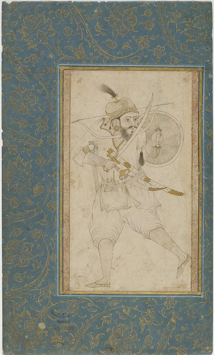 A Tatar soldier — تصویر رکورد موزهٔ ملی هنر آسیایی اسمیتسونیان (دسترسی آزاد)