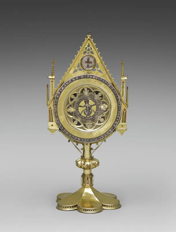 Monstrance with the "Paten of Saint Bernward" — تصویر رکورد موزهٔ هنر کلیولند (دسترسی آزاد)