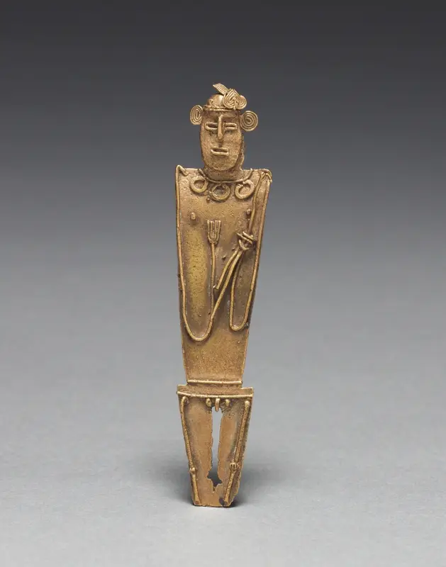 Tunjos (Votive Offering Figurine) — تصویر رکورد موزهٔ هنر کلیولند (دسترسی آزاد)