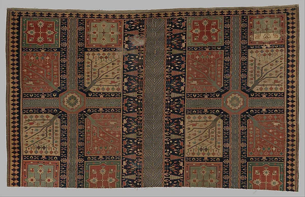 Fragment of a Garden Carpet — تصویر رکورد موزهٔ متروپولیتن (دسترسی آزاد)