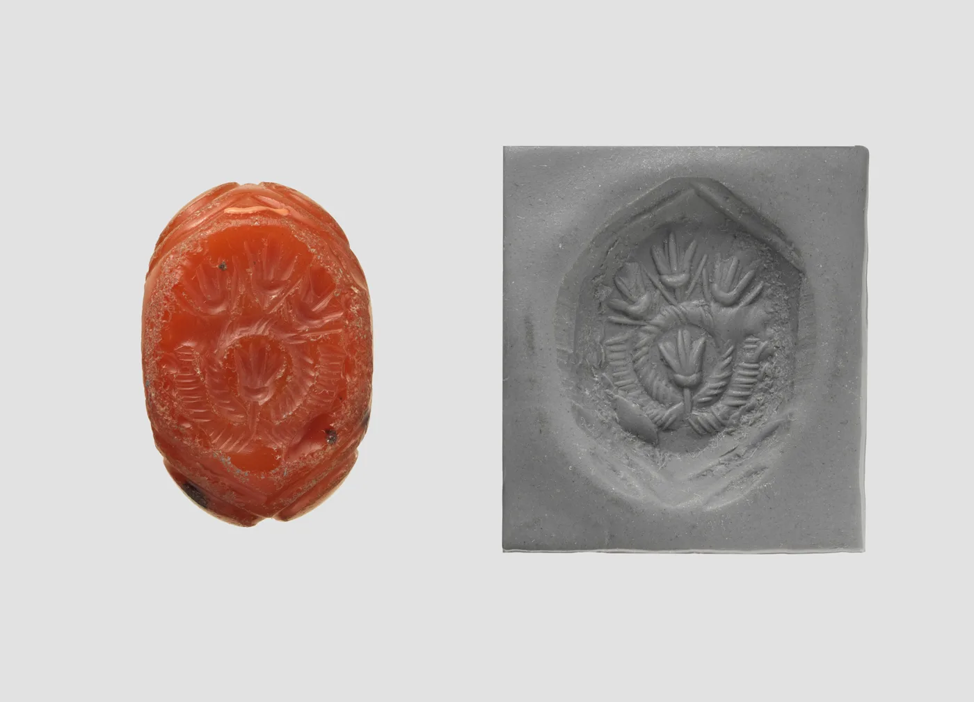 Stamp seal — تصویر رکورد موزهٔ متروپولیتن (دسترسی آزاد)
