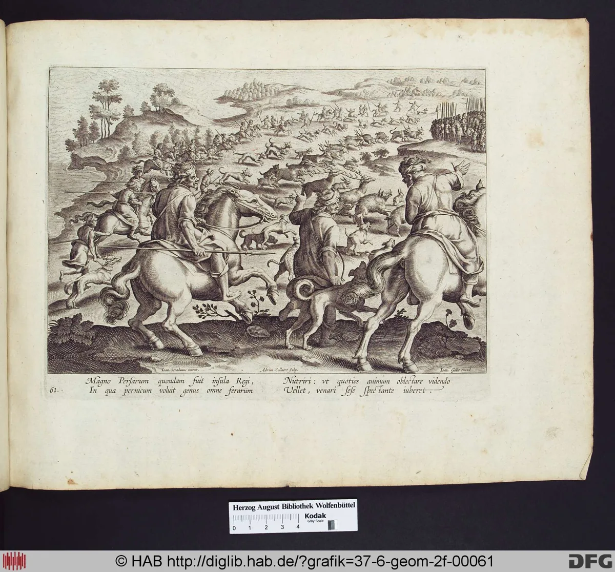 Der König von Persien bei der Jagd — تصویر رکورد یوروپیانا