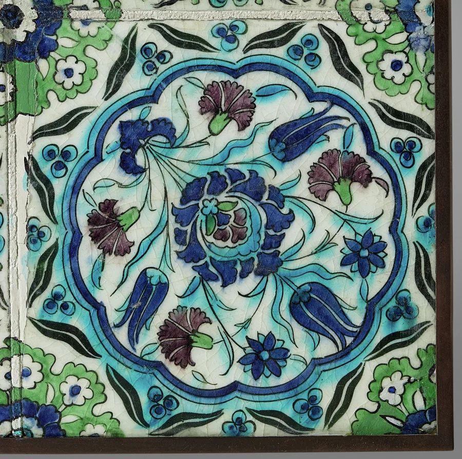 Wall Tile — تصویر رکورد موزهٔ هنر کلیولند (دسترسی آزاد) — شمارهٔ رکورد 1915.651.d