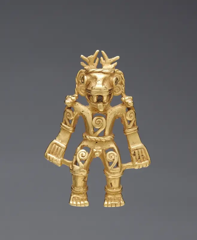 Figural Pendant — تصویر رکورد موزهٔ هنر کلیولند (دسترسی آزاد)