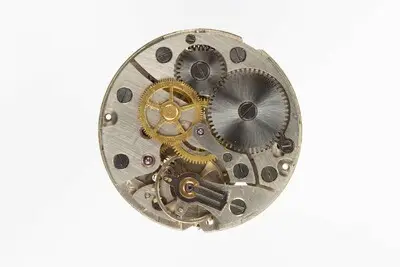Armbanduhrwerk, Henzi und Pfaff, Pforzheim, um 1955 — تصویر رکورد یوروپیانا