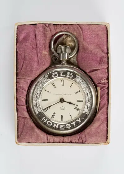 Taschenuhr, Waterbury Watch Co., Waterbury (USA), um 1885 — تصویر رکورد یوروپیانا