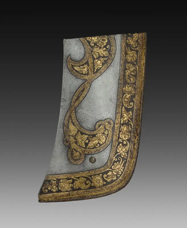 Pommel Plate of a Saddle, from the Garniture of Rudolf II — تصویر رکورد موزهٔ هنر کلیولند (دسترسی آزاد)