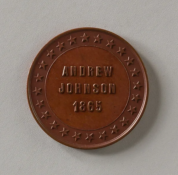 Token of Andrew Johnson — تصویر رکورد موزهٔ متروپولیتن (دسترسی آزاد)