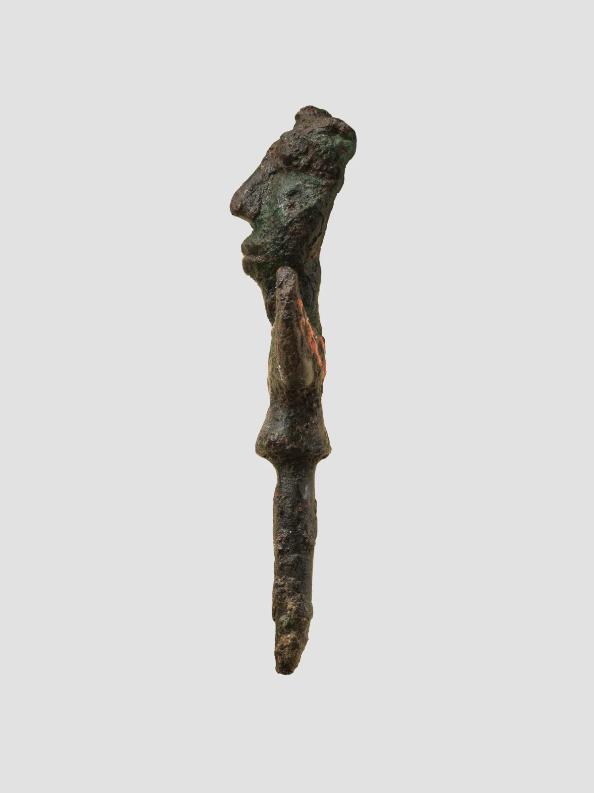 Head of a pin: human head and wings — تصویر رکورد موزهٔ متروپولیتن (دسترسی آزاد)