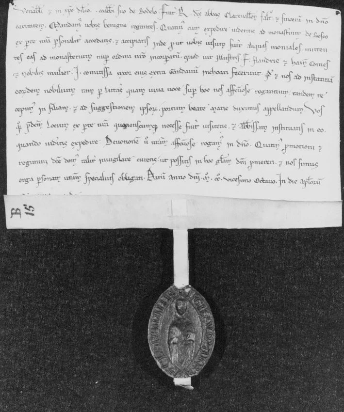 Transfer of sisters from Lokeren to monastery Portus beate Marie — تصویر رکورد یوروپیانا
