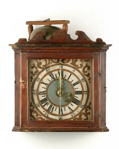 Holzräderuhr, Christazhofen (Allgäu), um 1800 — تصویر رکورد یوروپیانا