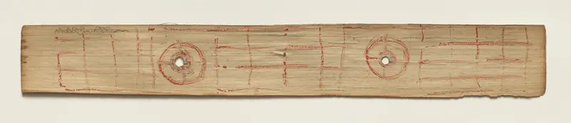 Leaf from a Buddhist Manuscript (verso) — تصویر رکورد موزهٔ هنر کلیولند (دسترسی آزاد) — شمارهٔ رکورد 1949.227.40.b