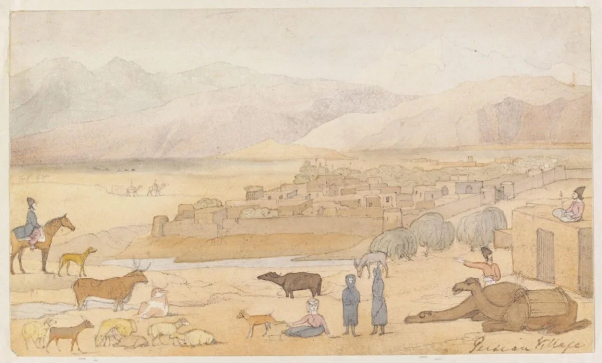Persian Village — تصویر رکورد موزهٔ ویکتوریا و آلبرت