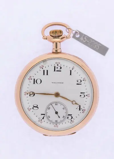 Taschenuhr, Waltham, Waltham (USA), Joseph Fahys und Co., New York (USA), um 1915 — تصویر رکورد یوروپیانا