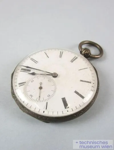 Taschenuhr mit Silbergehäuse - Ankerhemmung, Schlüsselaufzug — تصویر رکورد یوروپیانا
