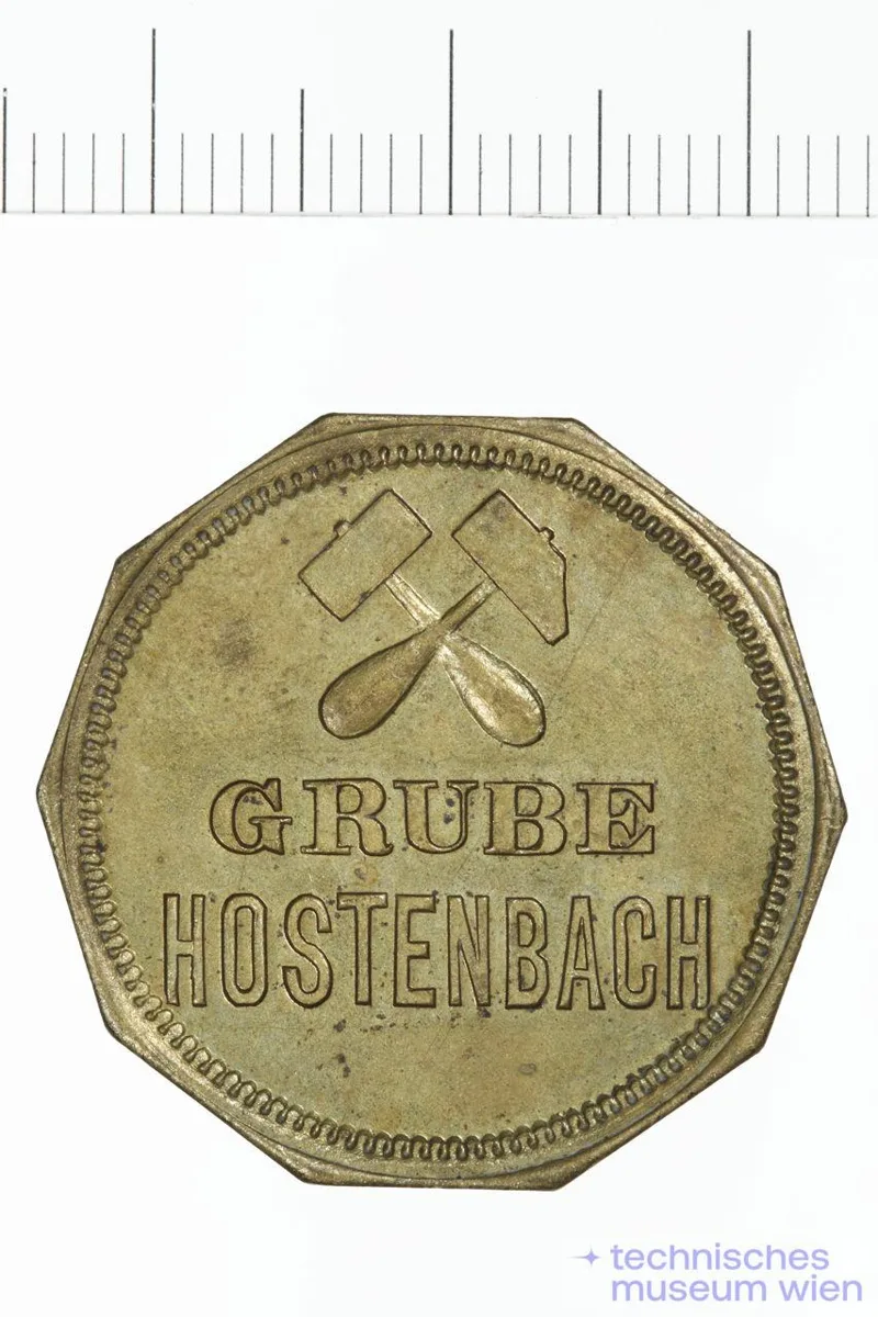 Biermarke der Grube Hostenbach — تصویر رکورد یوروپیانا