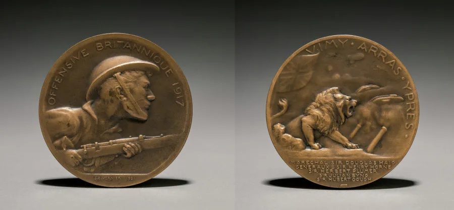 Medal — تصویر رکورد موزهٔ هنر کلیولند (دسترسی آزاد) — شمارهٔ رکورد 1923.426