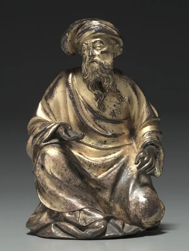 Kneeling Prophet from the Reliquary Chasse of Saint-Germain-des-Prés — تصویر رکورد موزهٔ هنر کلیولند (دسترسی آزاد)
