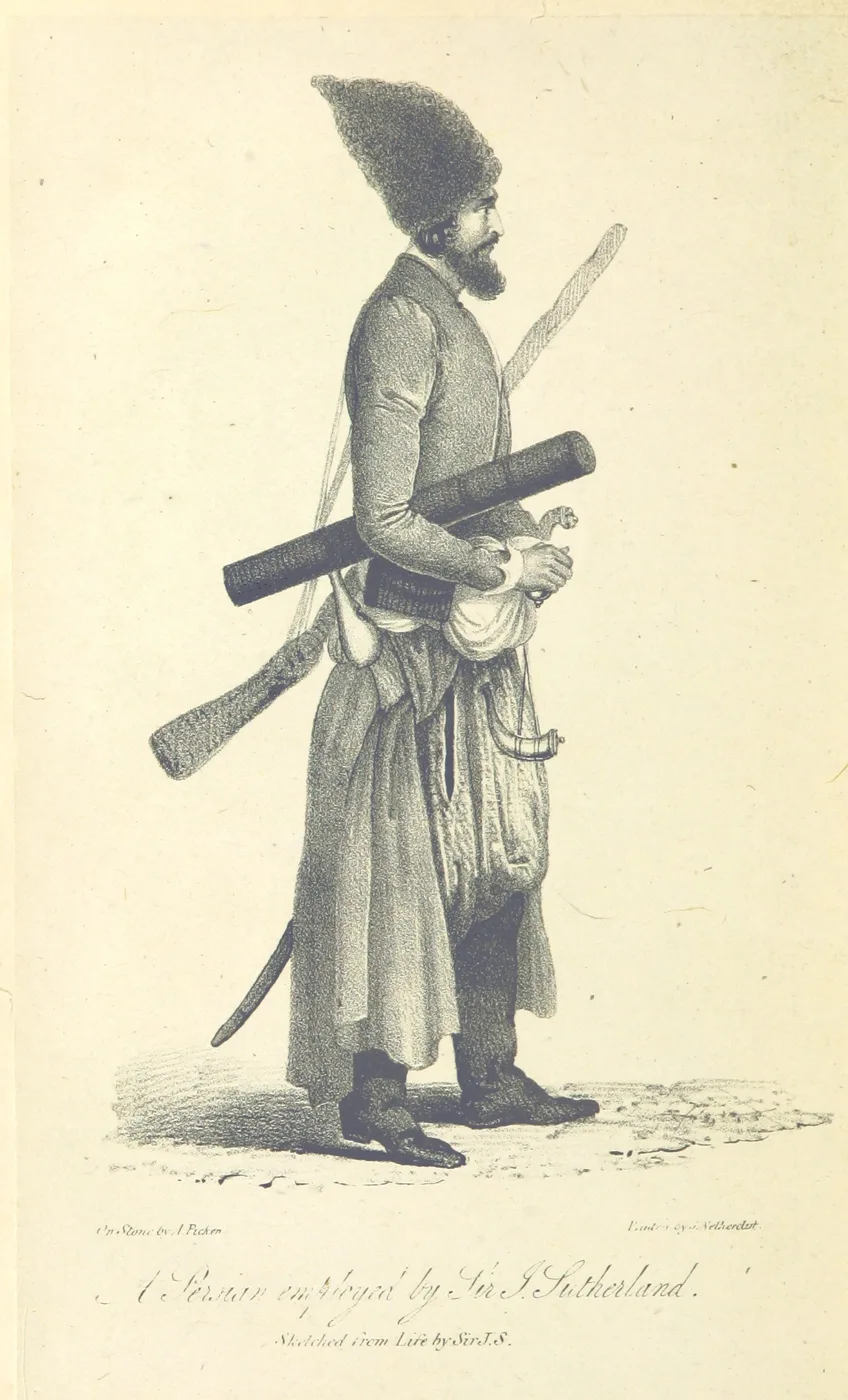 artist:name=Sir James Sutherland from "An Account of the Transactions of His Majesty's Mission to the Court of Persia, in the years 1807-11 ... To which is appended a brief history of the Wahauby. [Wi — تصویر رکورد یوروپیانا