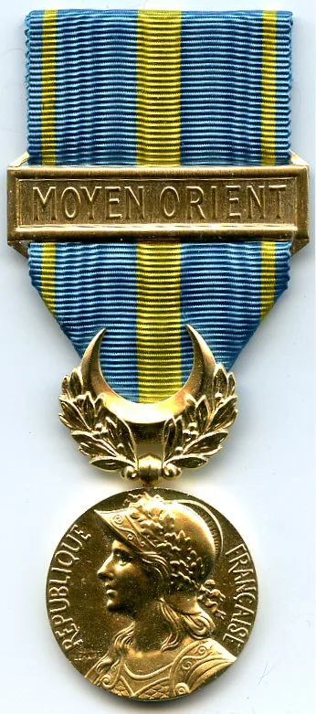 Middle East operations commemorative medal (1956) — تصویر رکورد ویکی‌داده