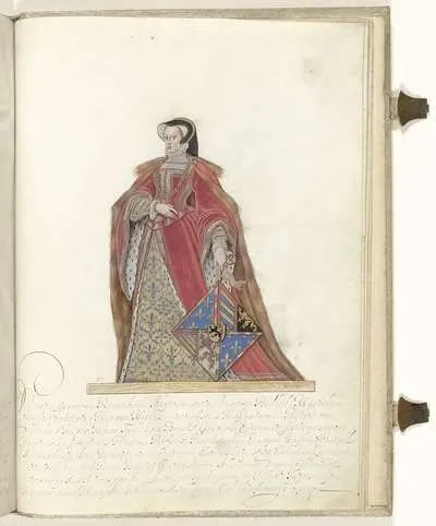 Jeanne van Bourgondië, vrouwe van Culemborg — تصویر رکورد یوروپیانا