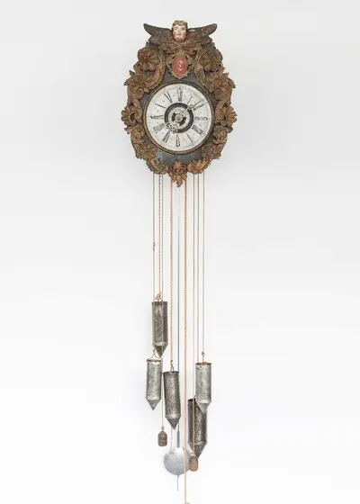 Holzräderuhr, Johannes Thürauf, Mailheim (Franken), 1766 — تصویر رکورد یوروپیانا