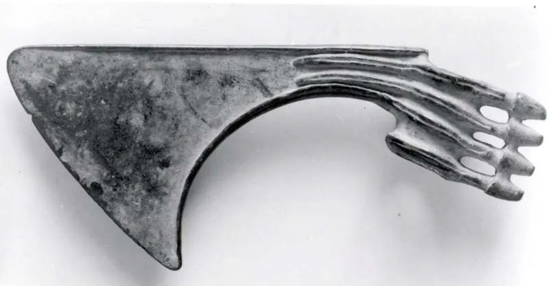 Spiked axe head — تصویر رکورد موزهٔ متروپولیتن (دسترسی آزاد)