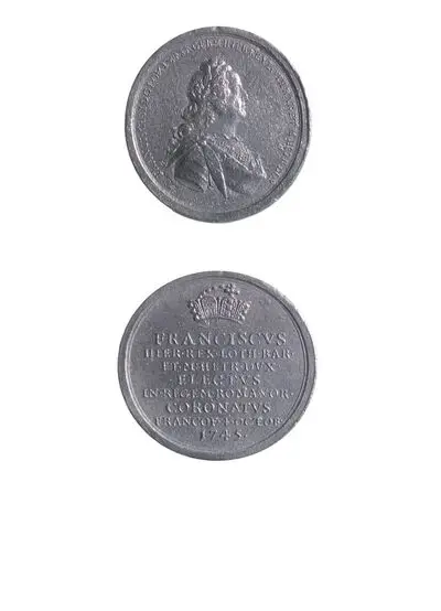 Medalie dedicată alegerii și încoronării lui Francisc I ca rege roman — تصویر رکورد یوروپیانا