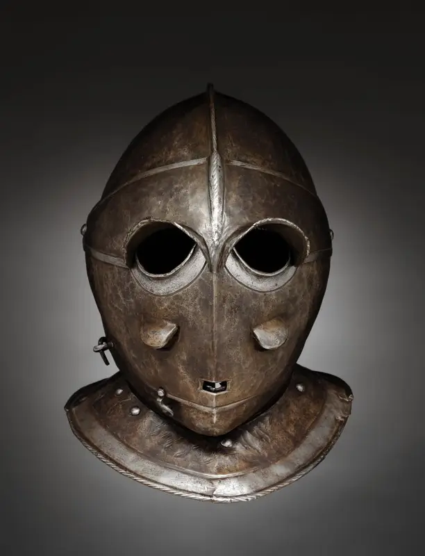 Savoyard Helmet (Todenkopf) — تصویر رکورد موزهٔ هنر کلیولند (دسترسی آزاد)