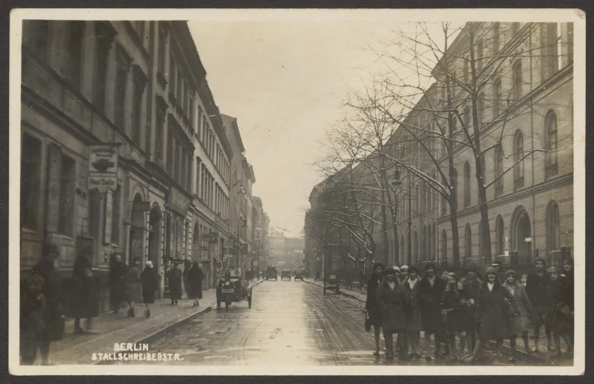 Ansichtskarte Stallschreiberstraße — تصویر رکورد یوروپیانا