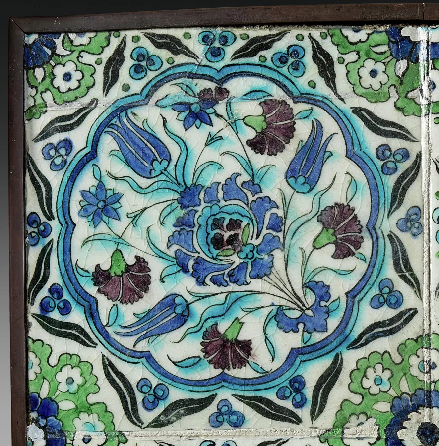 Wall Tile — تصویر رکورد موزهٔ هنر کلیولند (دسترسی آزاد) — شمارهٔ رکورد 1915.651.a