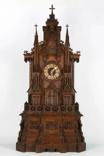 Figurenuhr, Philipp Haas und Söhne, St. Georgen, um 1875 — تصویر رکورد یوروپیانا