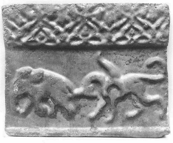 Tile from a Frieze — تصویر رکورد موزهٔ متروپولیتن (دسترسی آزاد)
