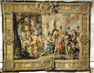 TAPISSERIE DE LICE - Histoire de l' Ancien Testament La fille de Jephté — تصویر رکورد یوروپیانا