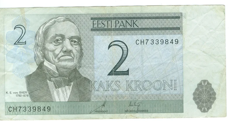 Pangatäht 2 krooni 2007. a. — تصویر رکورد یوروپیانا — شمارهٔ رکورد ZLVJPRZH5NMKRD6HAD7MK3GX