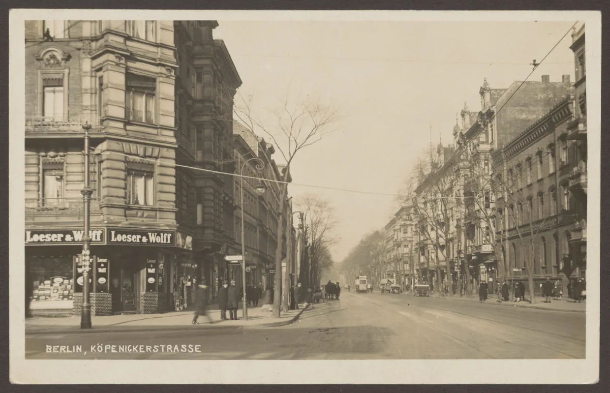 Ansichtskarte "Köpenickerstrasse" — تصویر رکورد یوروپیانا