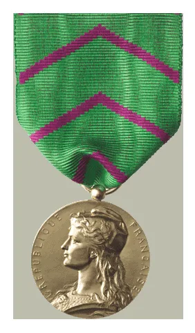 Médaille d'honneur de l'administration pénitentiaire — تصویر رکورد ویکی‌داده