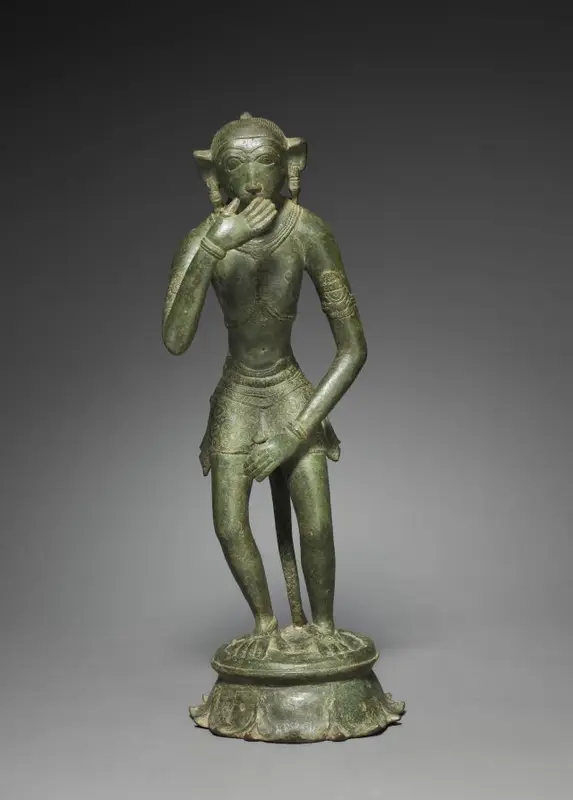 Monkey General Hanuman — تصویر رکورد موزهٔ هنر کلیولند (دسترسی آزاد)