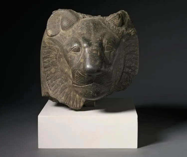 Head of Sekhmet — تصویر رکورد موزهٔ هنر کلیولند (دسترسی آزاد)