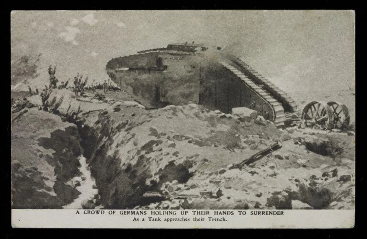 A Crowd of Germans Holding Up Their Hands to Surrender — تصویر رکورد موزهٔ ویکتوریا و آلبرت
