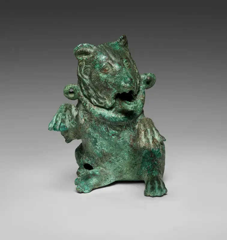 Oil Ampulla in the Form of a Dancing Bear — تصویر رکورد موزهٔ هنر کلیولند (دسترسی آزاد)