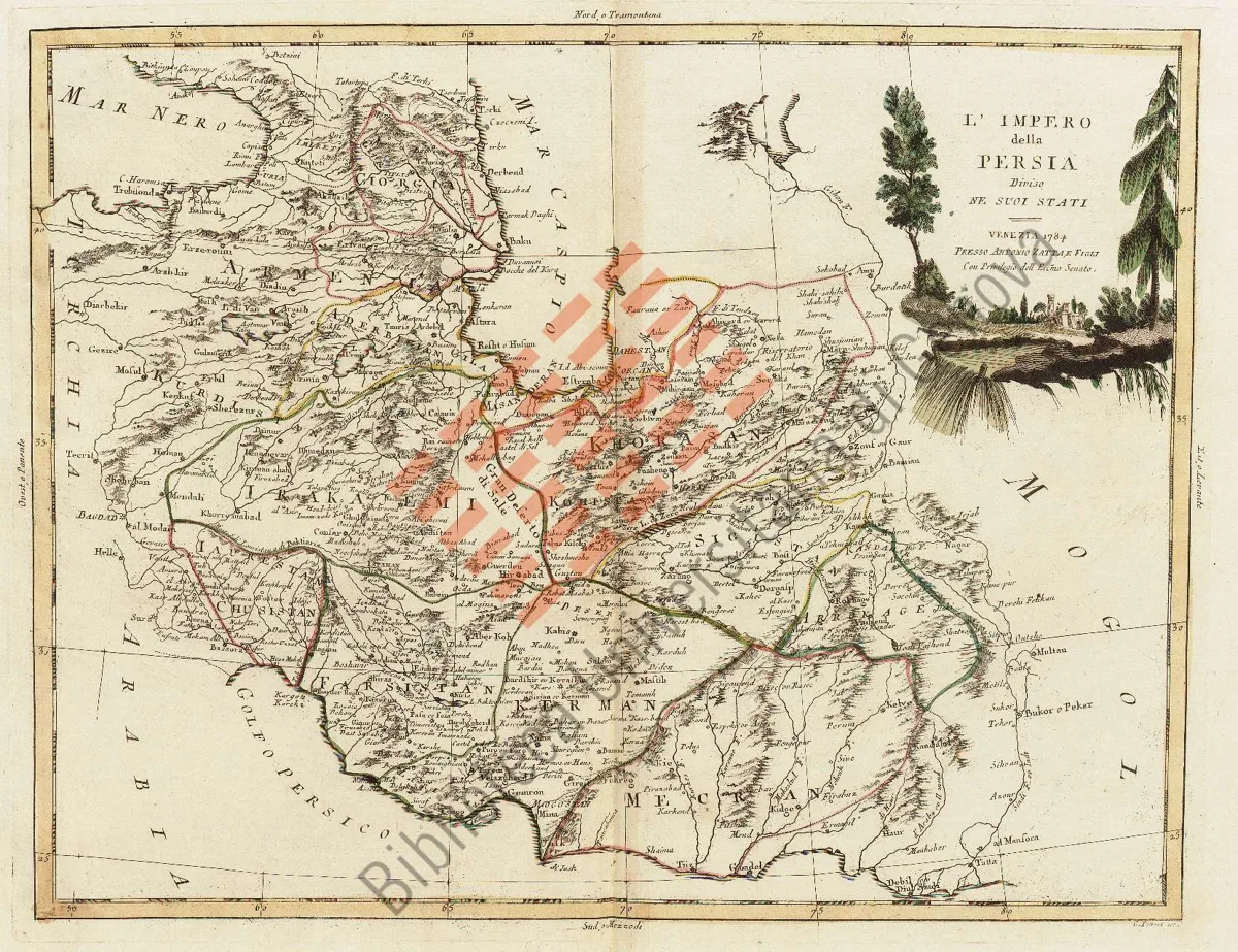 L' *Impero della Persia diviso ne' suoi Stati — تصویر رکورد یوروپیانا