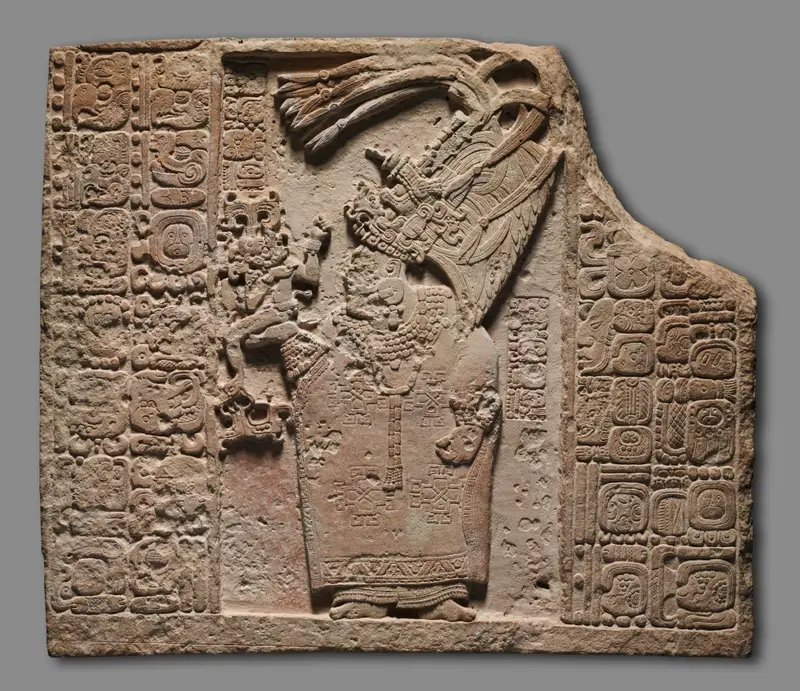 Panel with Royal Woman — تصویر رکورد موزهٔ هنر کلیولند (دسترسی آزاد)
