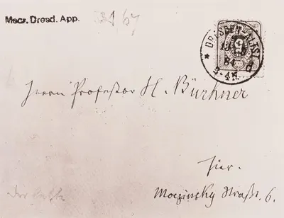 Brief an Prof. H. Bürkner — تصویر رکورد یوروپیانا