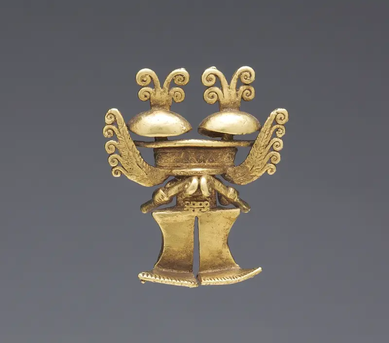 Animal-Headed Figure Pendant — تصویر رکورد موزهٔ هنر کلیولند (دسترسی آزاد)