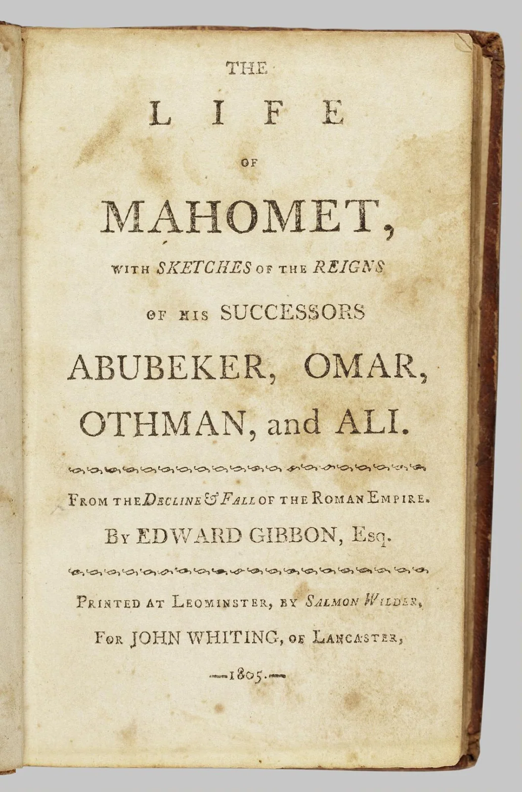 زندگی محمد (The Life of Mahomet) — عکس رکورد موزهٔ ملی تاریخ و فرهنگ آفریقاییـآمریکایی (اسمیتسونیان)