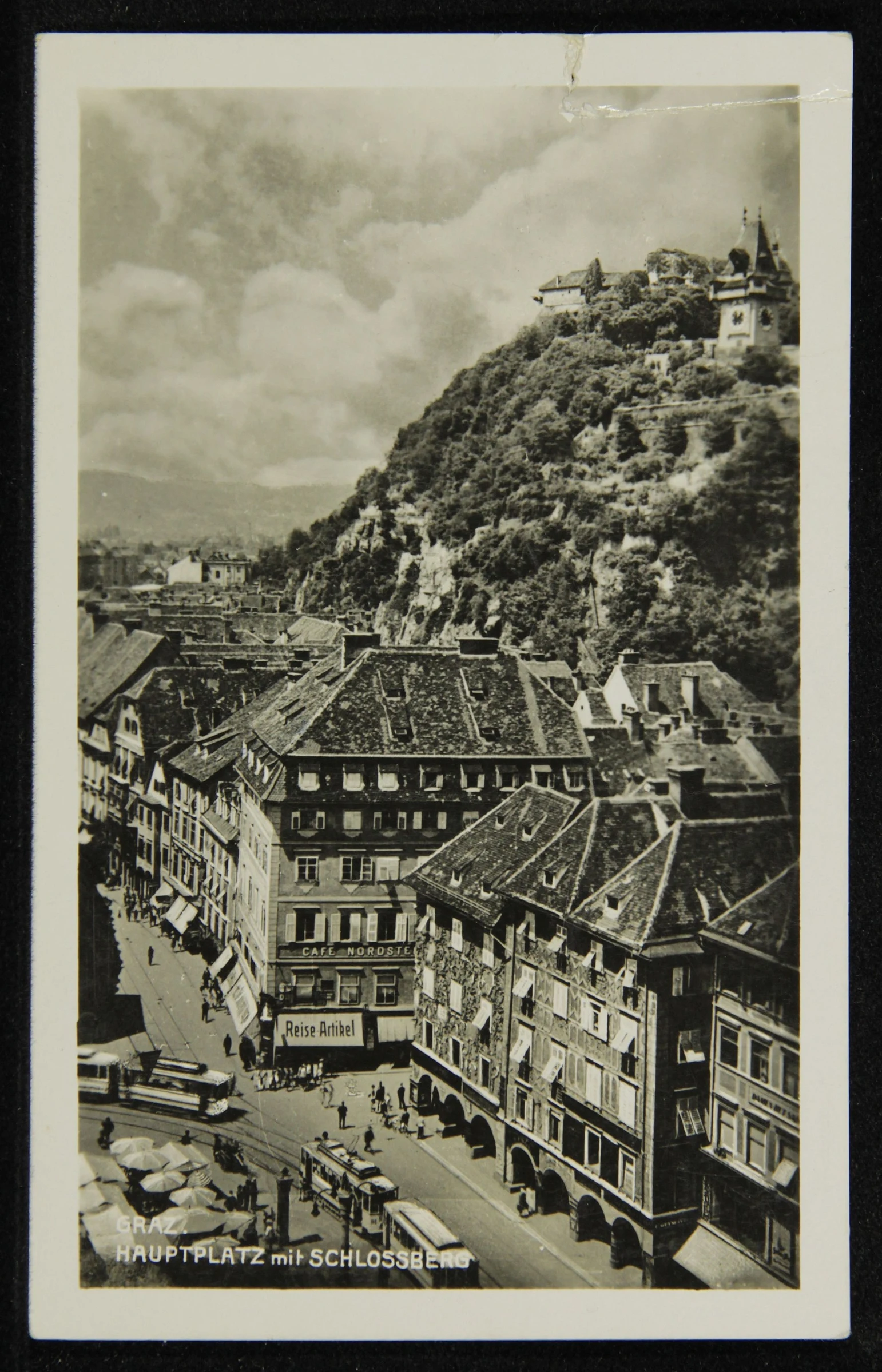 GRAZ. HAUPTPLATZ mit SCHLOSSBERG — تصویر رکورد یوروپیانا