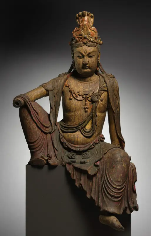 Seated Guanyin — تصویر رکورد موزهٔ هنر کلیولند (دسترسی آزاد)