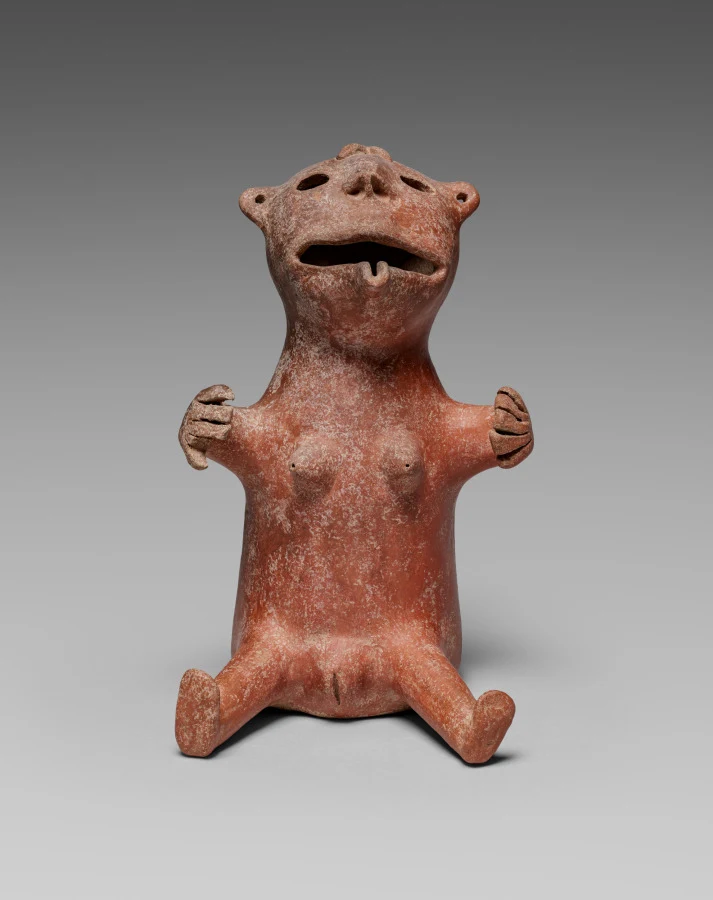 "Bear-Woman" Vessel — تصویر رکورد موزهٔ هنر کلیولند (دسترسی آزاد)
