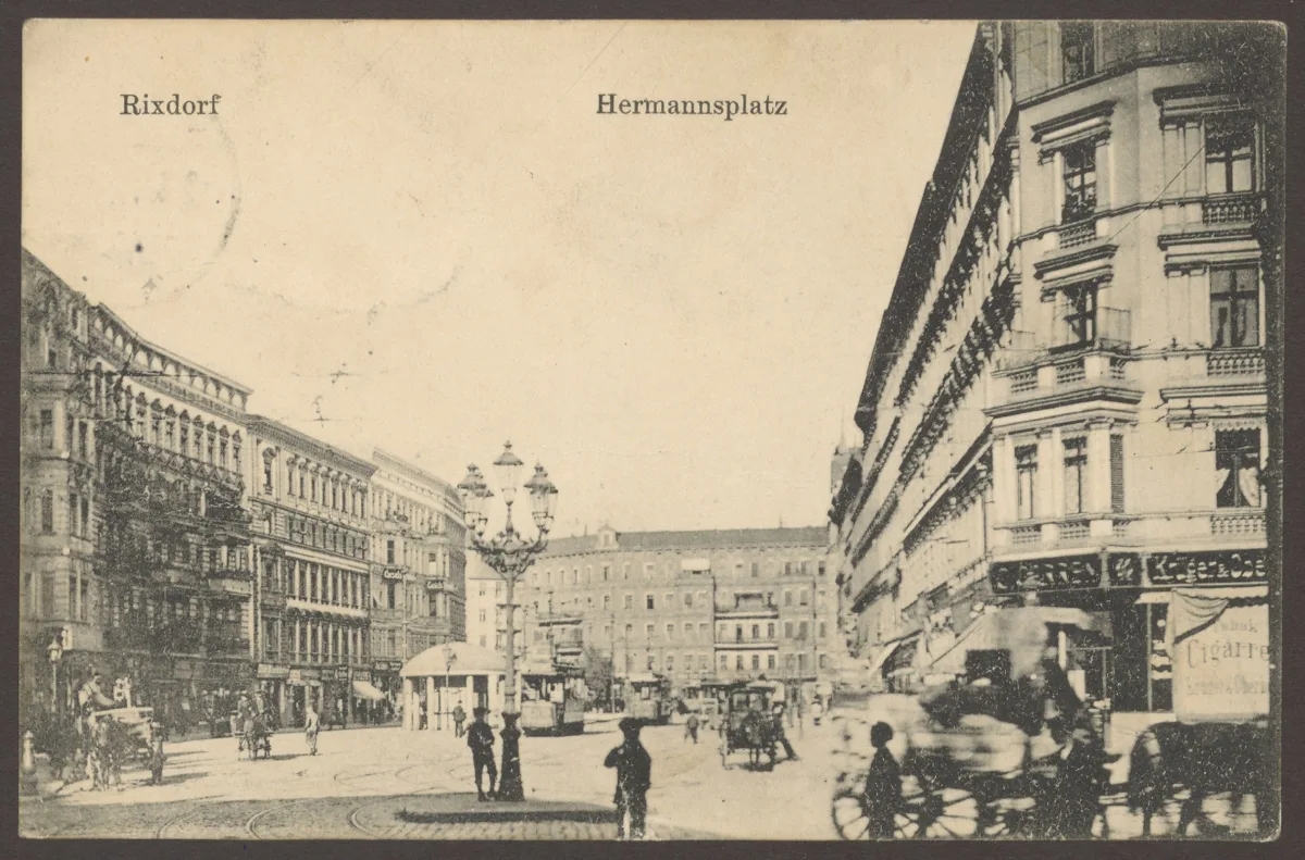 Ansichtskarte „Rixdorf“, Hermannplatz — تصویر رکورد یوروپیانا